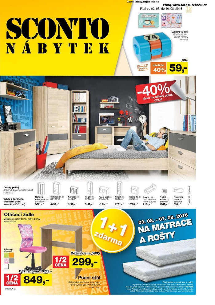 Stránka č. 1 - Akční leták Sconto