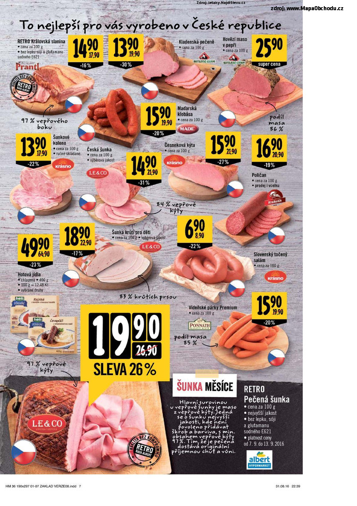 Stránka č. 7 - Akční leták Albert Hypermarket