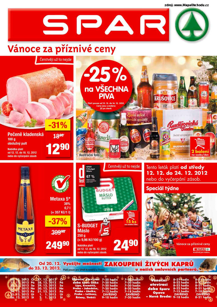 Stránka č. 1 - Akční leták Spar