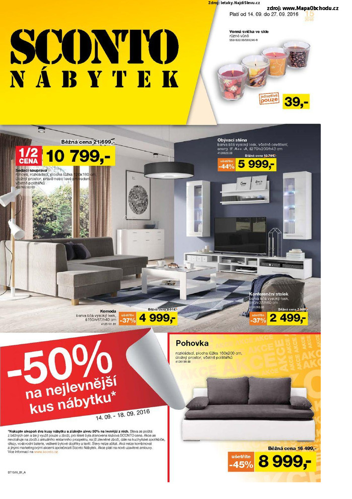 Stránka č. 1 - Akční leták Sconto