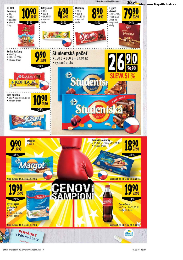 Stránka č. 7 - Akční leták Albert Supermarket