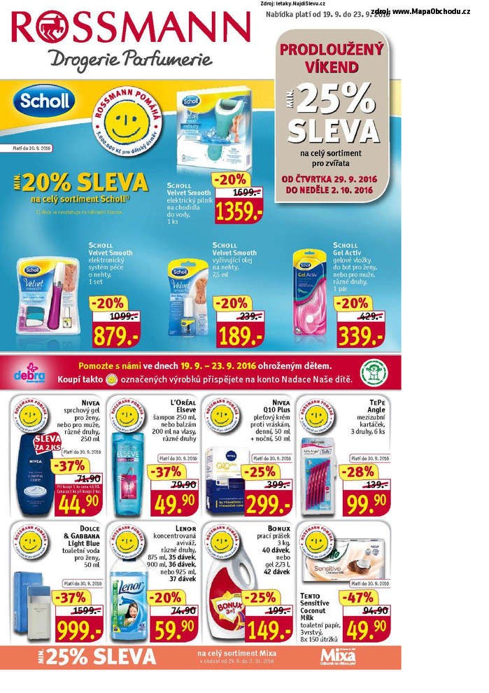 Stránka č. 1 - Akční leták Rossmann