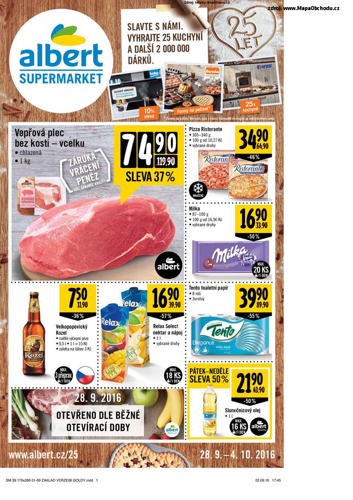 Stránka č. 1 - Akční leták Albert Supermarket