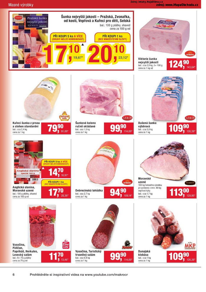 Stránka č. 6 - Akční leták Makro Maloobchod