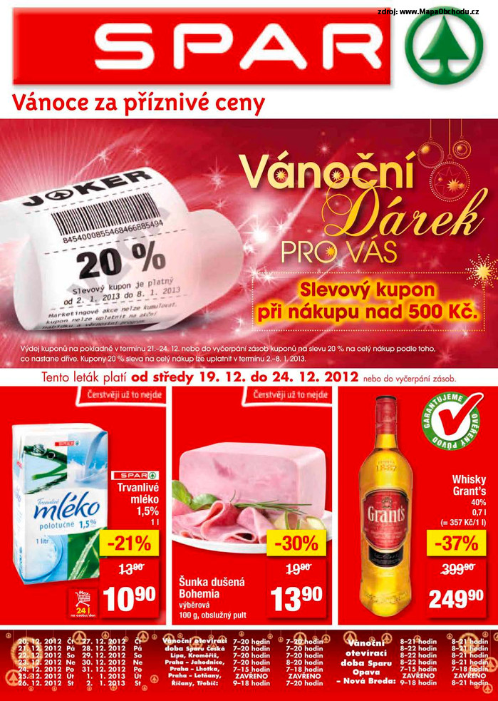 Stránka č. 1 - Akční leták Spar