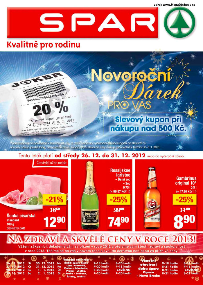 Stránka č. 1 - Akční leták Spar