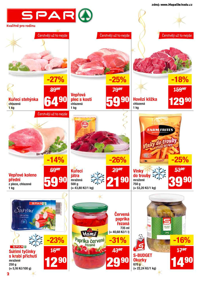 Stránka č. 2 - Akční leták Spar