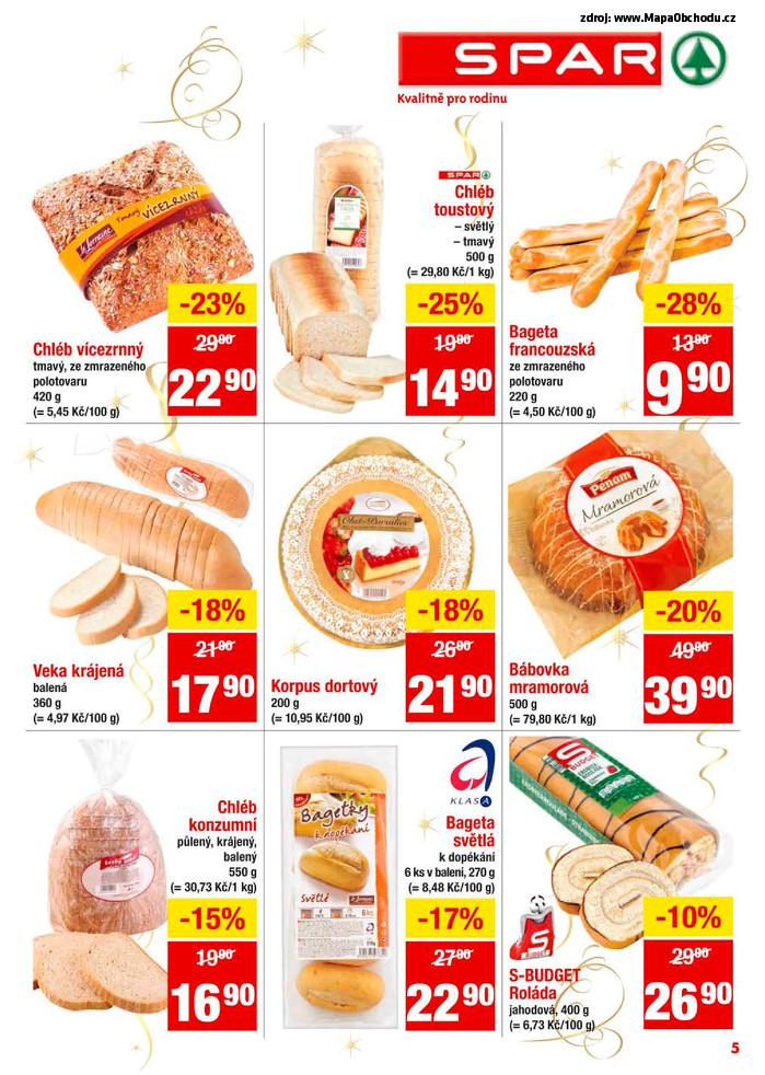 Stránka č. 5 - Akční leták Spar