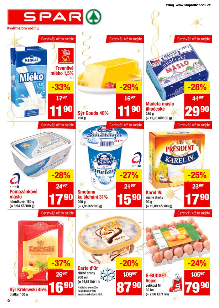 Stránka č. 6 - Akční leták Spar