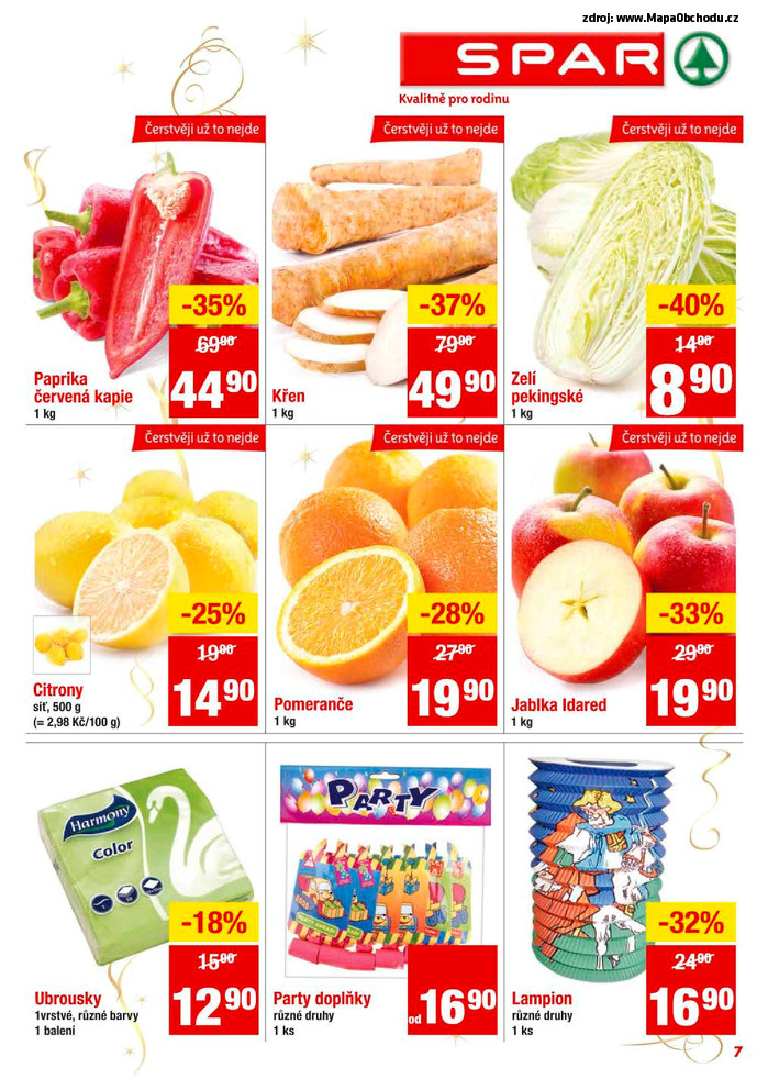 Stránka č. 7 - Akční leták Spar