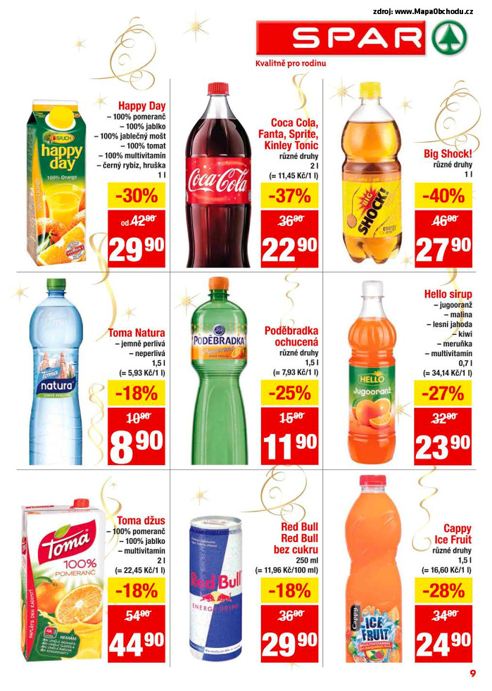 Stránka č. 9 - Akční leták Spar