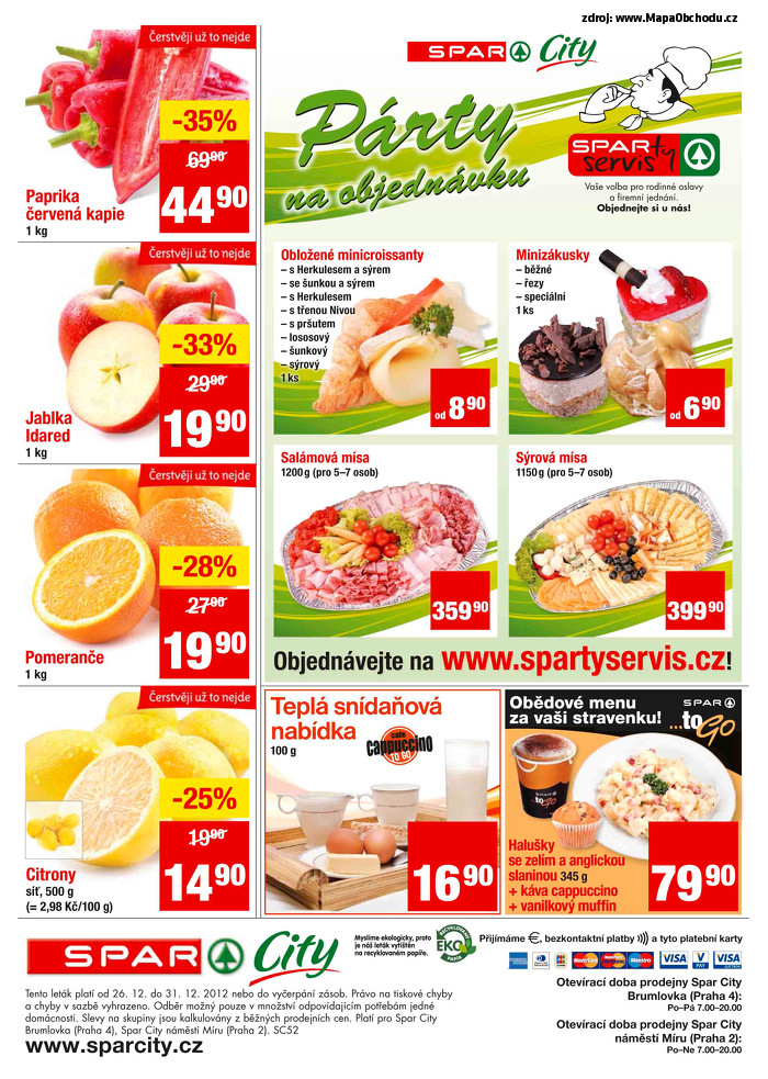 Stránka č. 4 - Akční leták Spar City