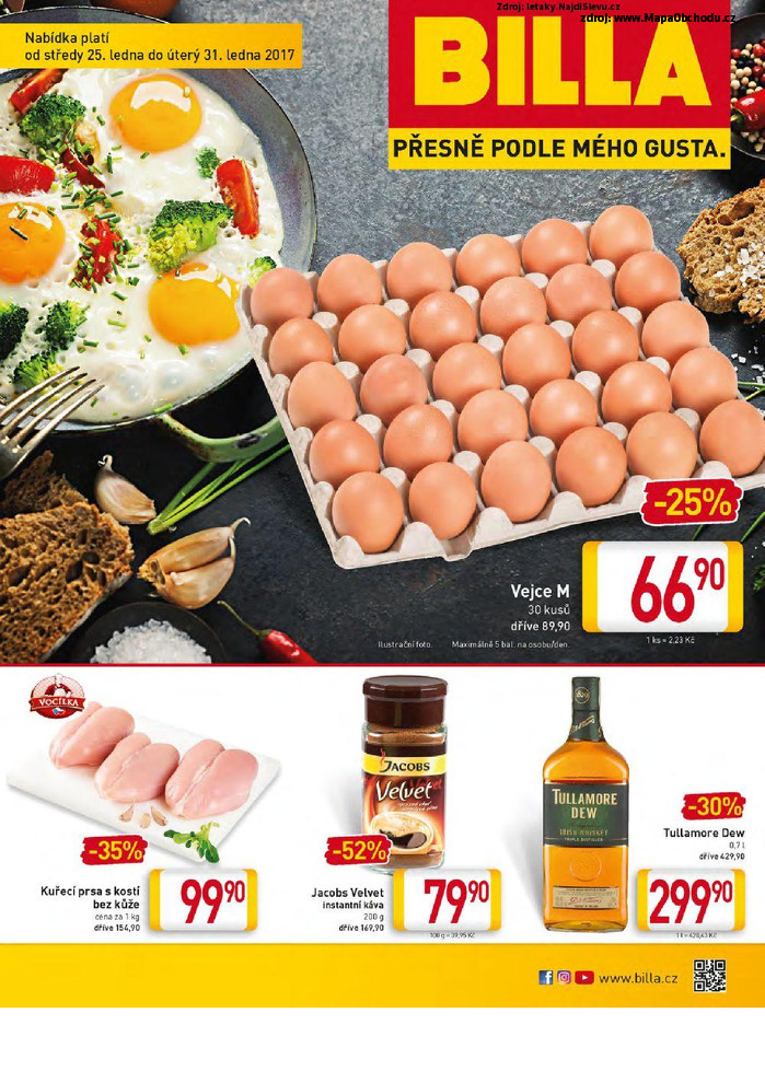 Stránka č. 1 - Akční leták Billa Velký leták