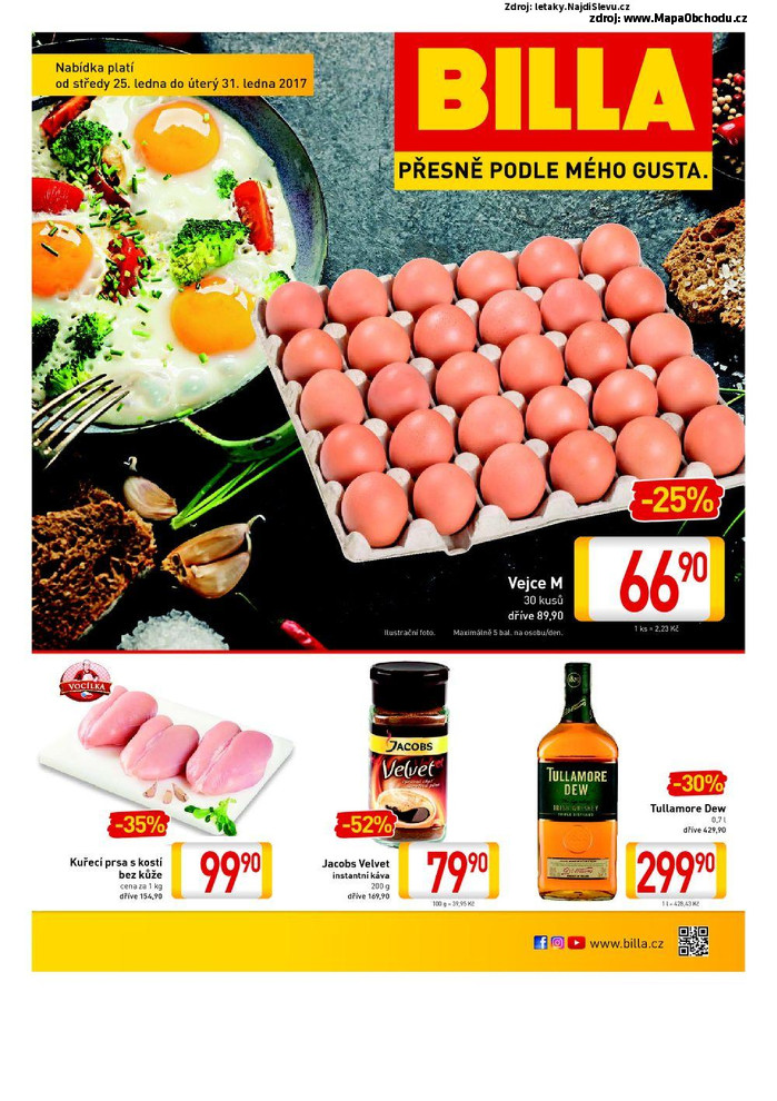 Stránka č. 1 - Akční leták Billa Malý leták 