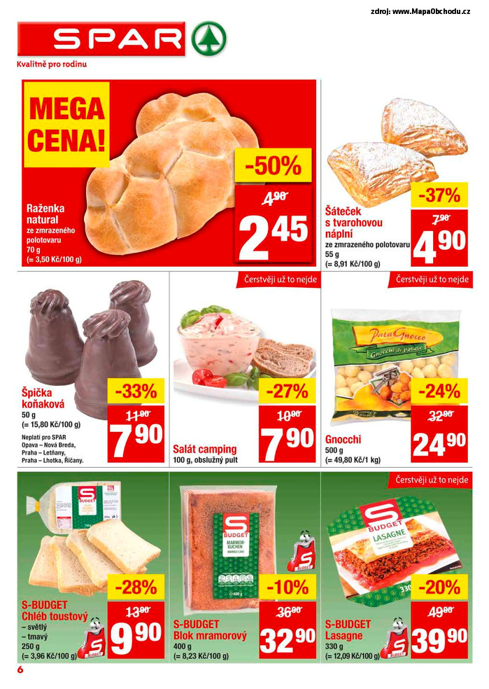 Stránka č. 6 - Akční leták Spar