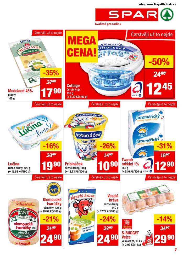 Stránka č. 7 - Akční leták Spar