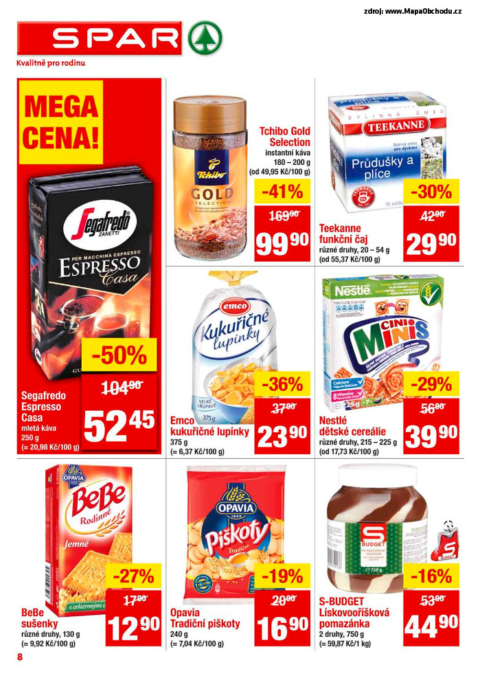 Stránka č. 8 - Akční leták Spar
