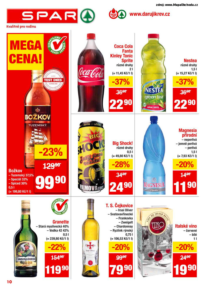 Stránka č. 10 - Akční leták Spar