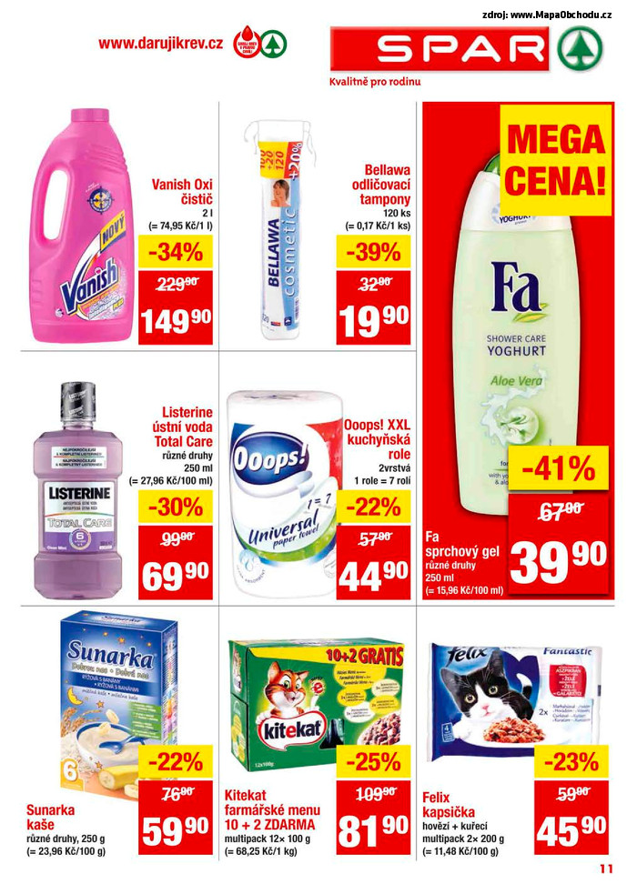 Stránka č. 11 - Akční leták Spar