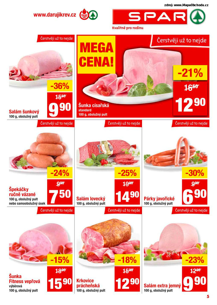 Stránka č. 5 - Akční leták Spar