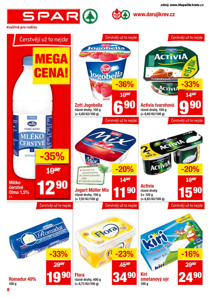 Stránka č. 8 - Akční leták Spar