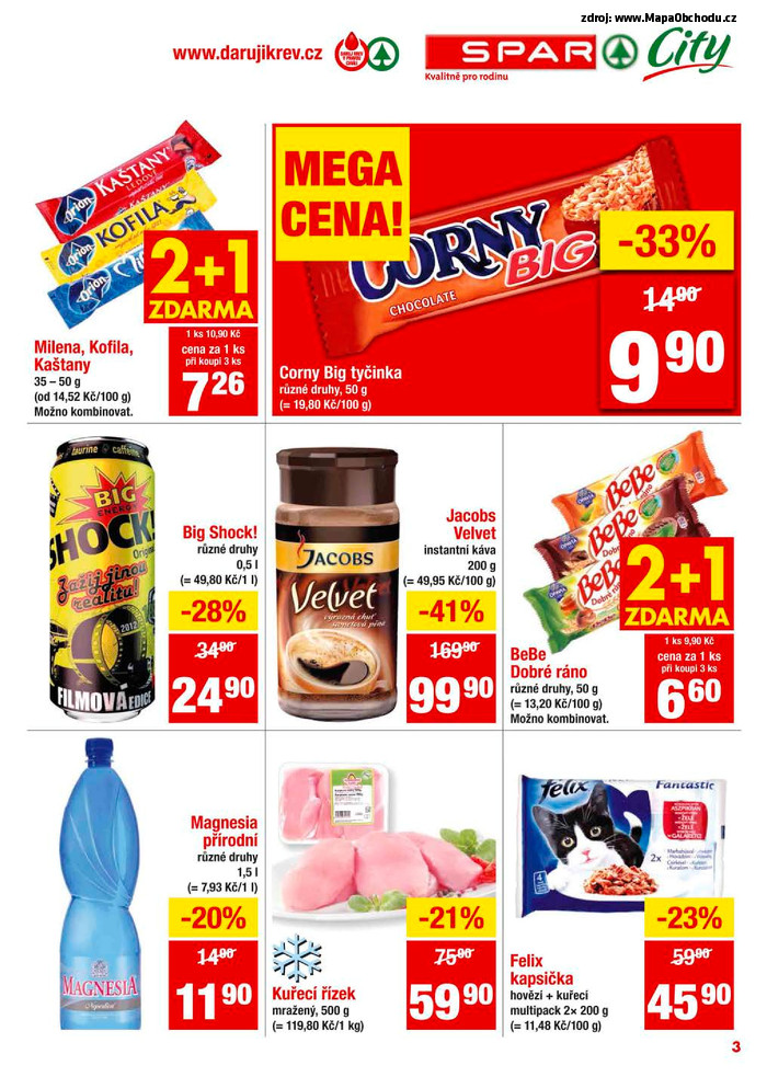 Stránka č. 3 - Akční leták Spar  City