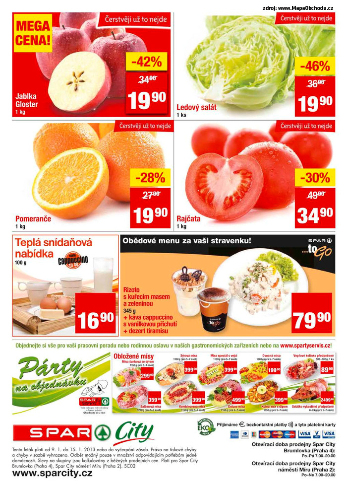 Stránka č. 4 - Akční leták Spar  City