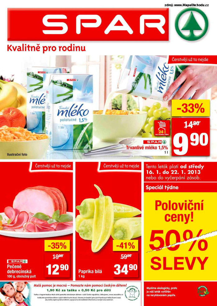 Stránka č. 1 - Akční leták Spar