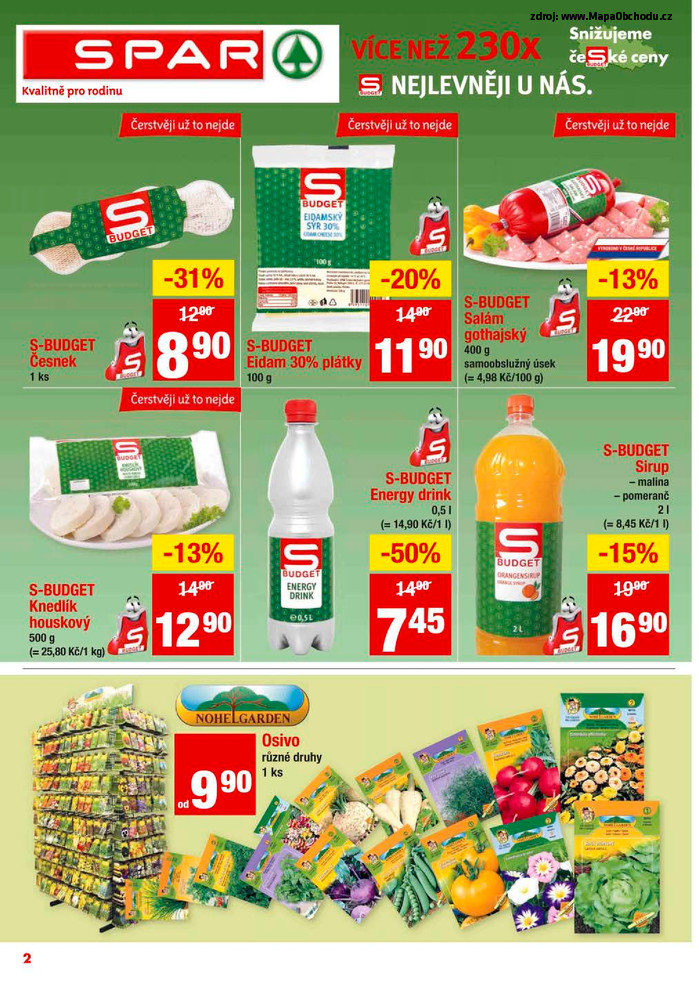 Stránka č. 2 - Akční leták Spar