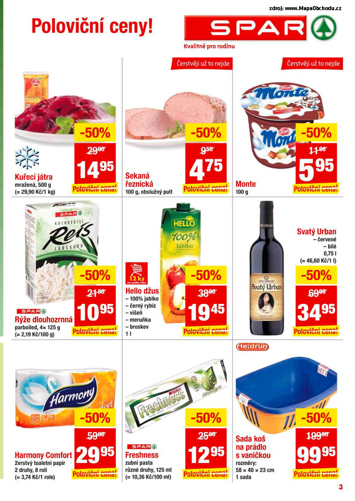 Stránka č. 3 - Akční leták Spar