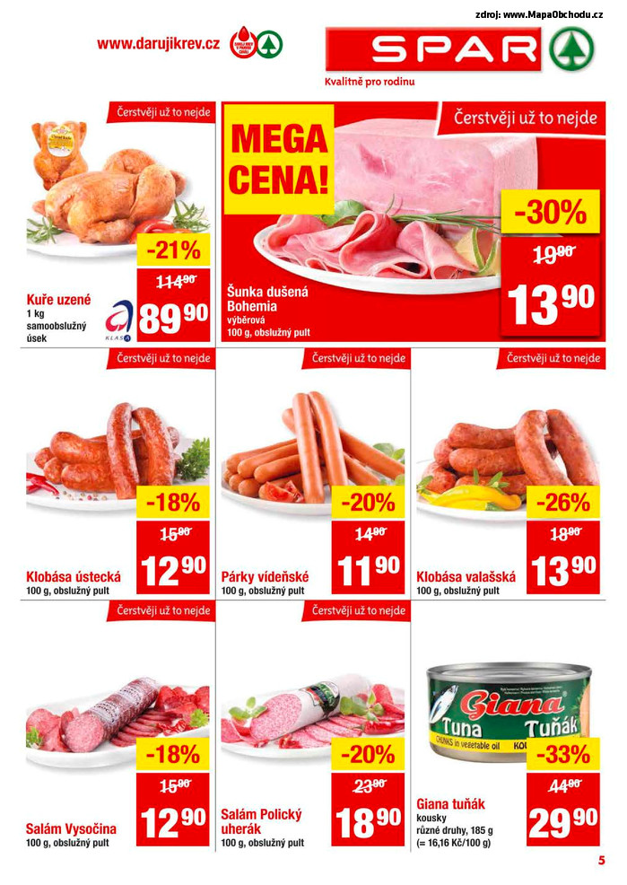 Stránka č. 5 - Akční leták Spar