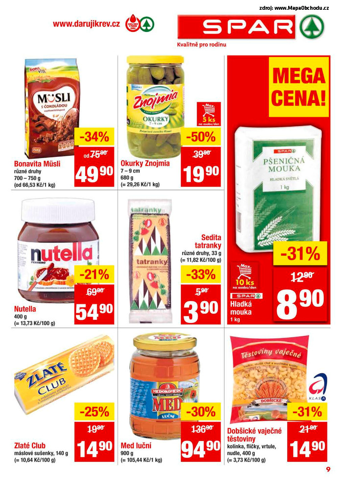 Stránka č. 9 - Akční leták Spar