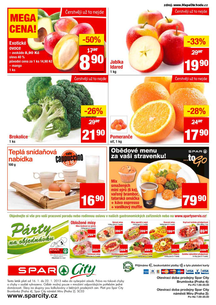 Stránka č. 4 - Akční leták Spar  City