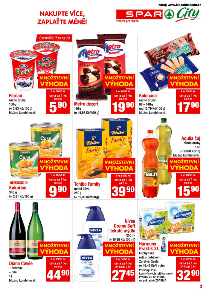 Stránka č. 3 - Akční leták Spar  City