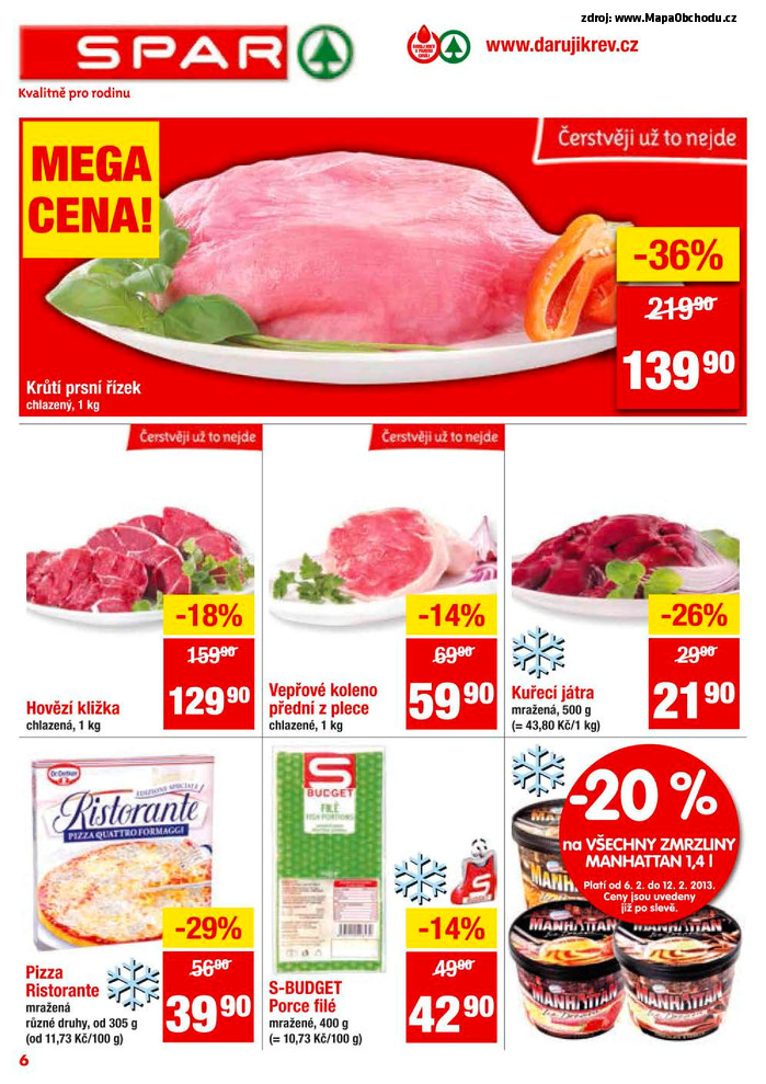 Stránka č. 6 - Akční leták Spar