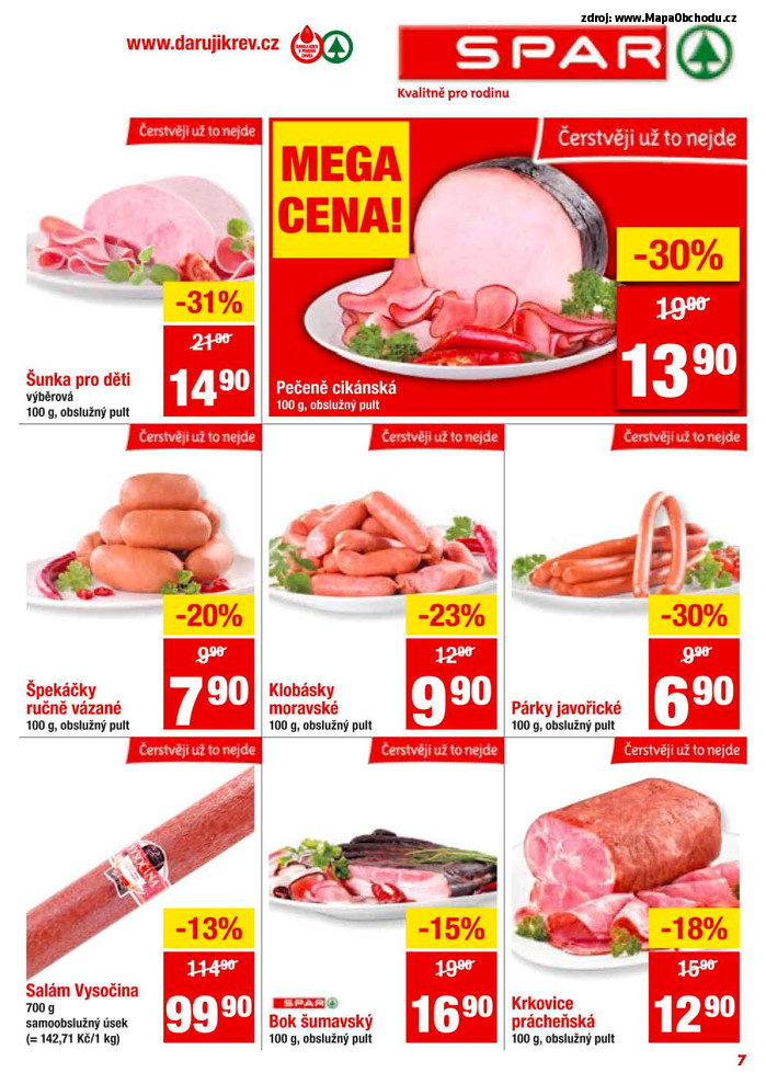 Stránka č. 7 - Akční leták Spar