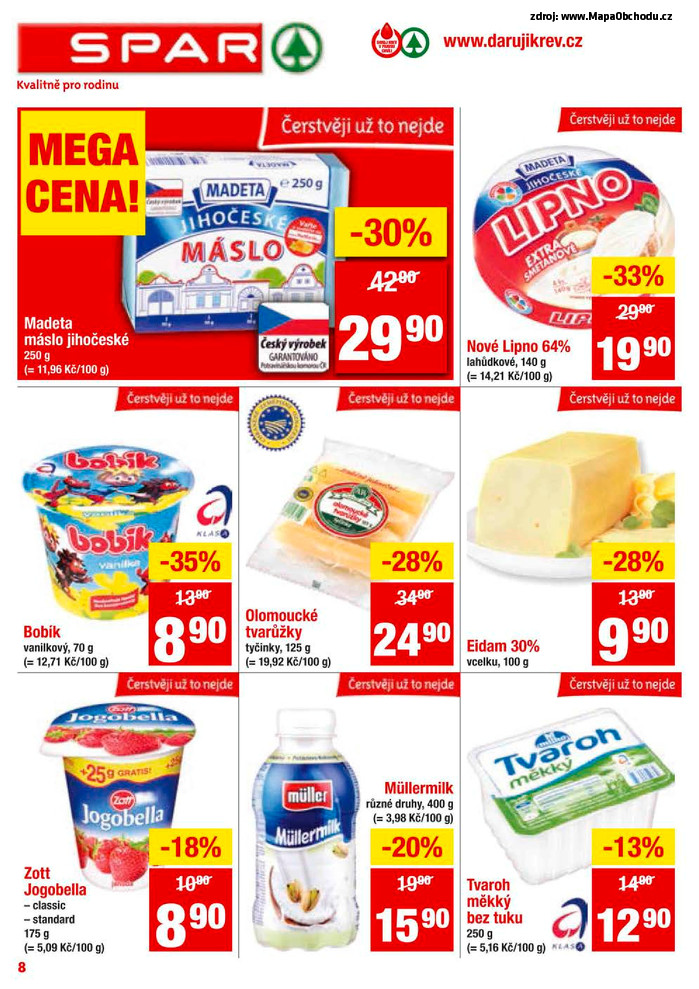 Stránka č. 8 - Akční leták Spar