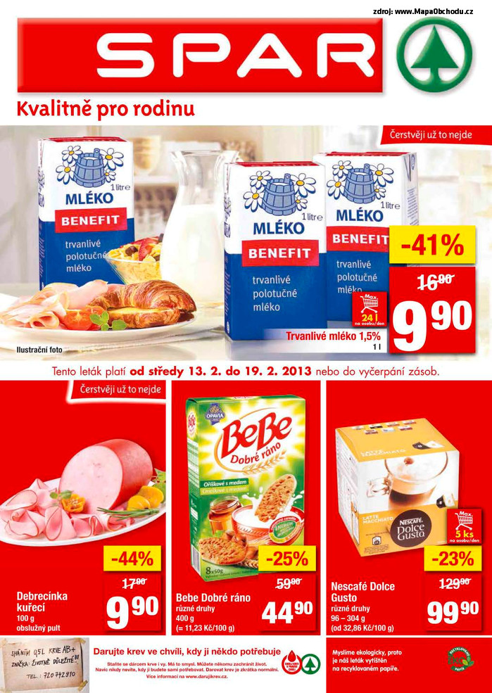 Stránka č. 1 - Akční leták Spar