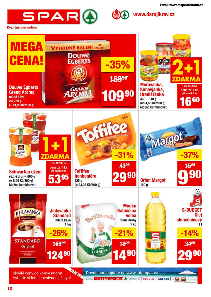 Stránka č. 10 - Akční leták Spar