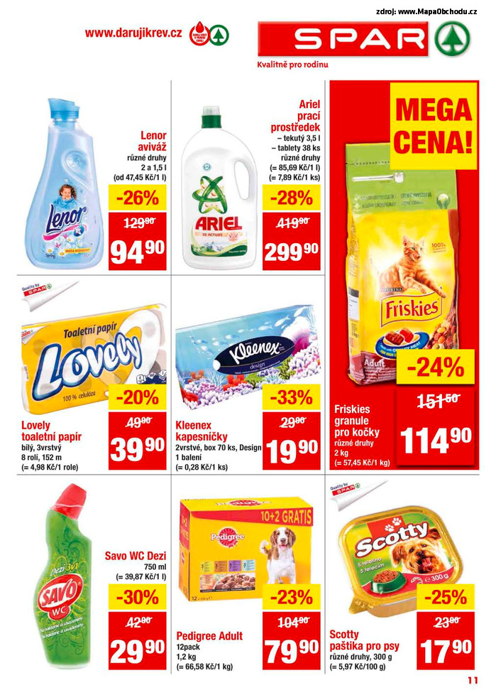 Stránka č. 11 - Akční leták Spar