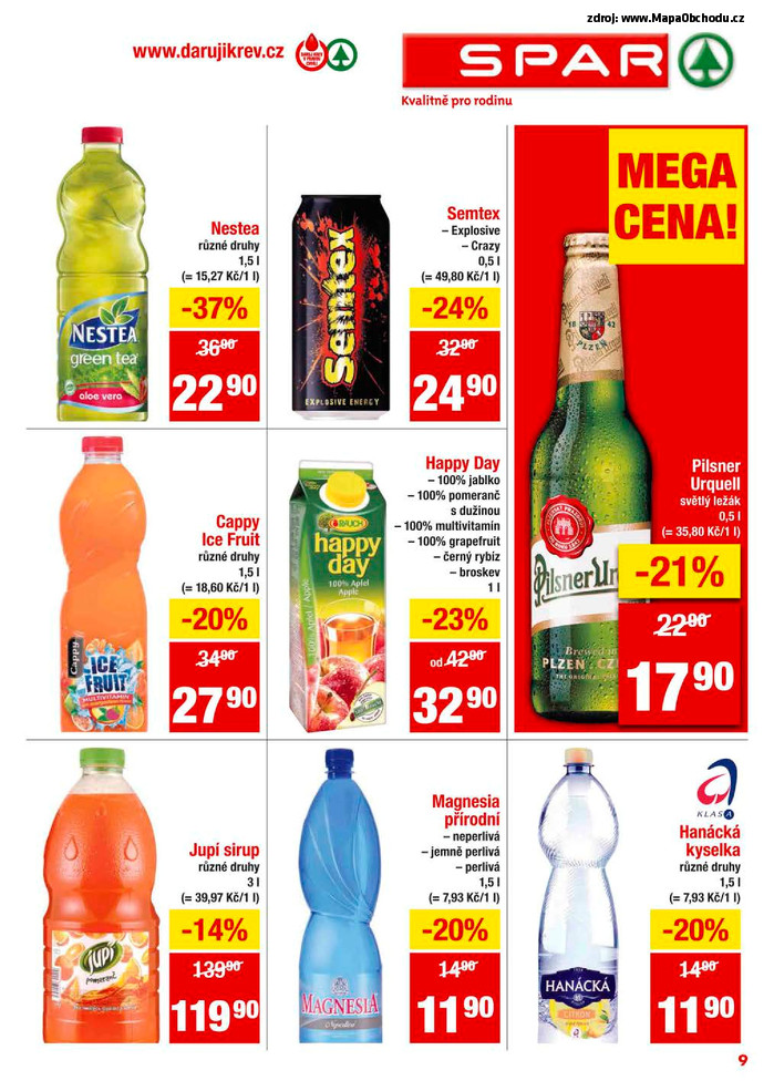 Stránka č. 9 - Akční leták Spar