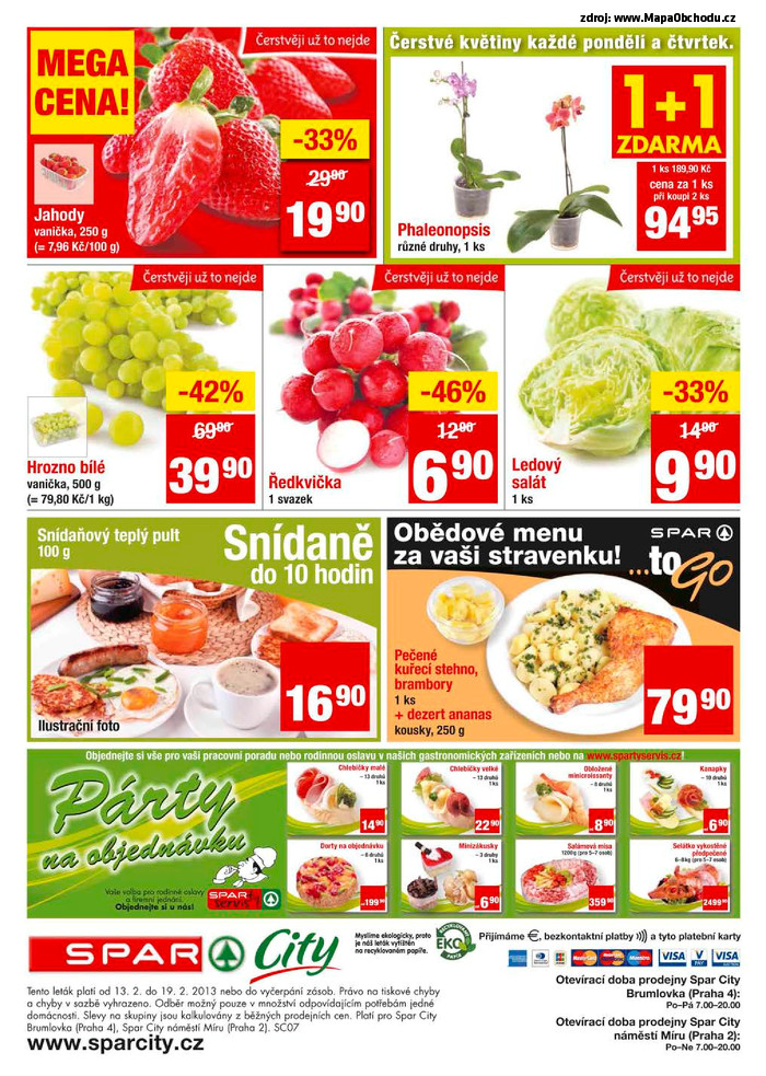 Stránka č. 4 - Akční leták Spar  City