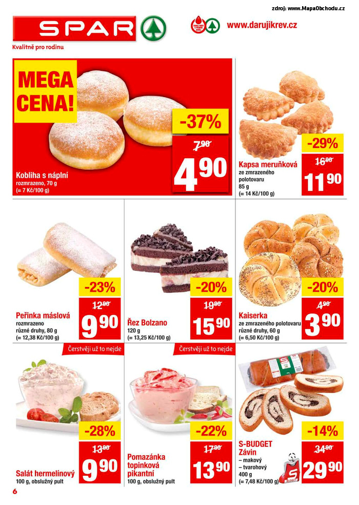 Stránka č. 6 - Akční leták Spar