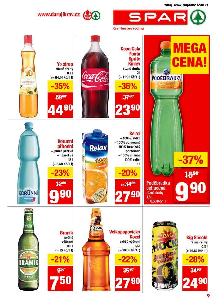 Stránka č. 9 - Akční leták Spar