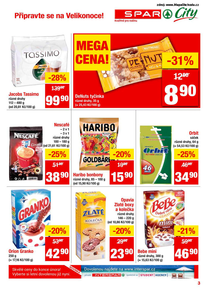 Stránka č. 3 - Akční leták Spar  City