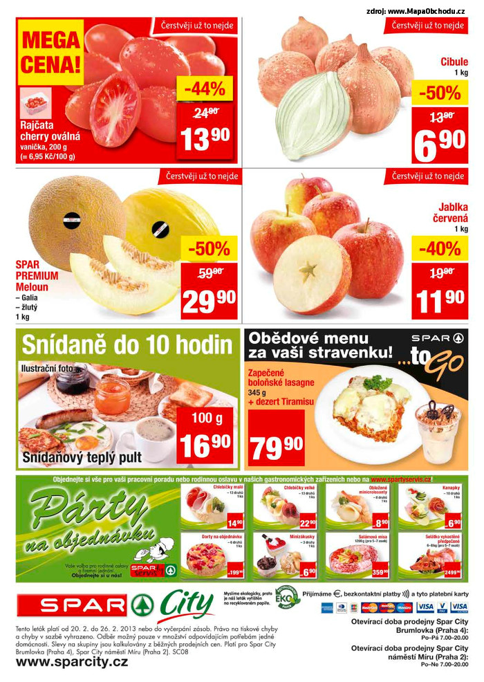 Stránka č. 4 - Akční leták Spar  City