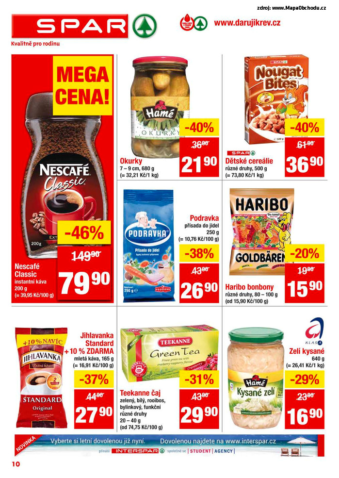 Stránka č. 10 - Akční leták Spar