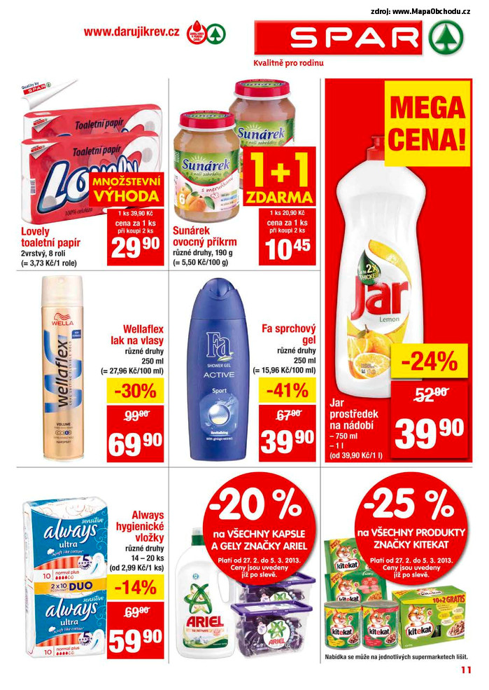 Stránka č. 11 - Akční leták Spar