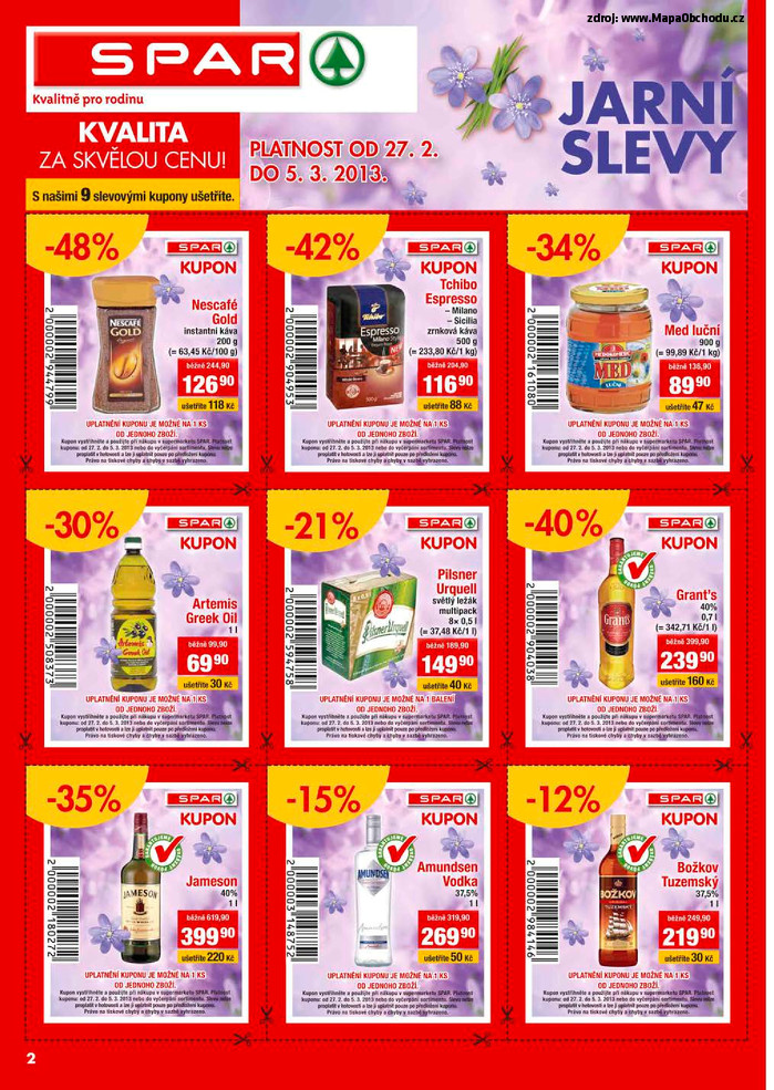 Stránka č. 2 - Akční leták Spar