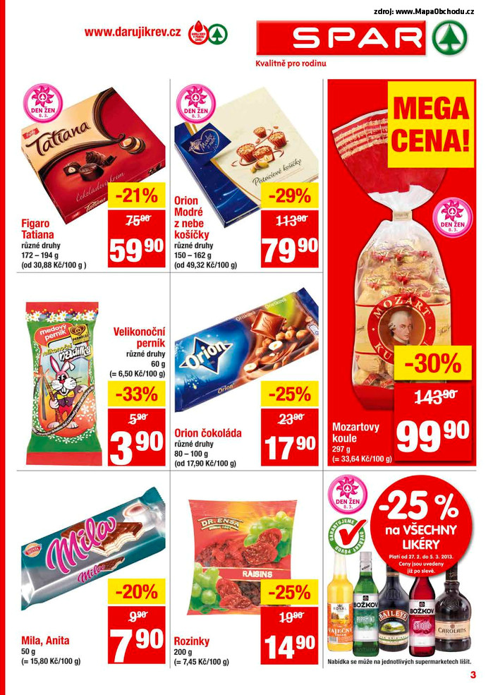 Stránka č. 3 - Akční leták Spar